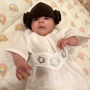 Princess Leia Costume, halloween Etsy, baby costume